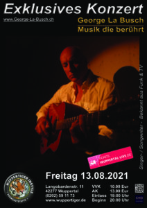 Exklusives Konzert in Wuppertal @ Wuppertiger Instyle Showgaststätte