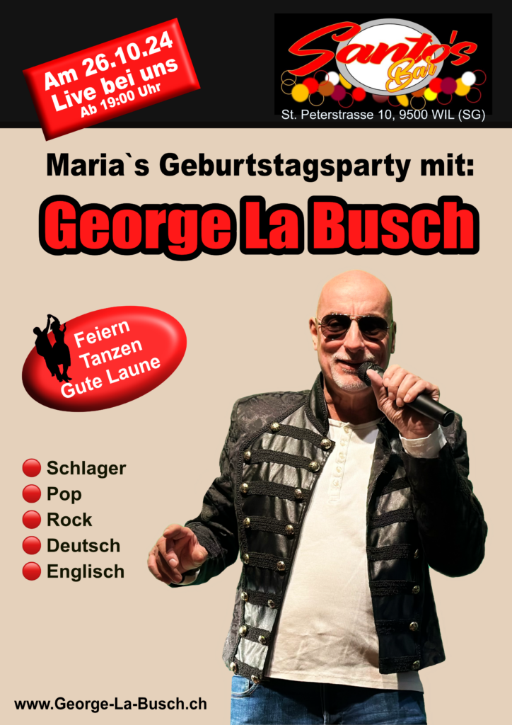 MARIA`S GEBURTSTAGSPARTY IN WIL (SG) @ Santos Bar