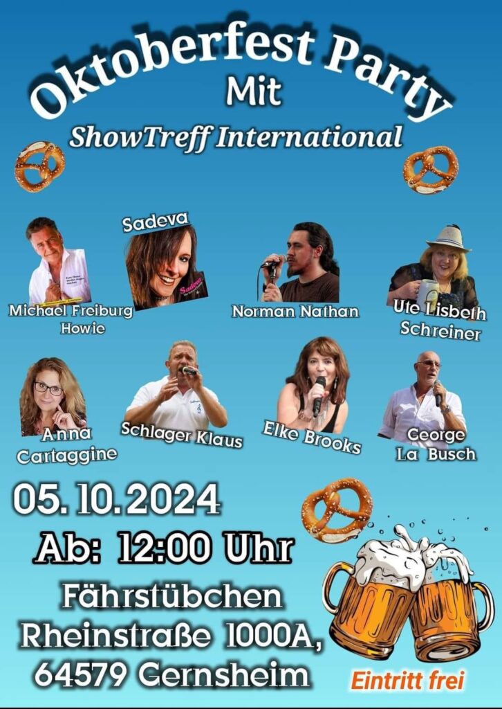 OKTOBERFEST PARTY IN GERNSHEIM @ Fährstübchen