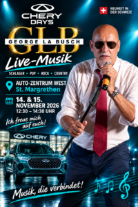 🎤🎶 LIVE-MUSIK BEI DEN CHERY DAYS IN ST. MARGRETHEN! 🚗✨ @ Auto-Zentrum West AG
